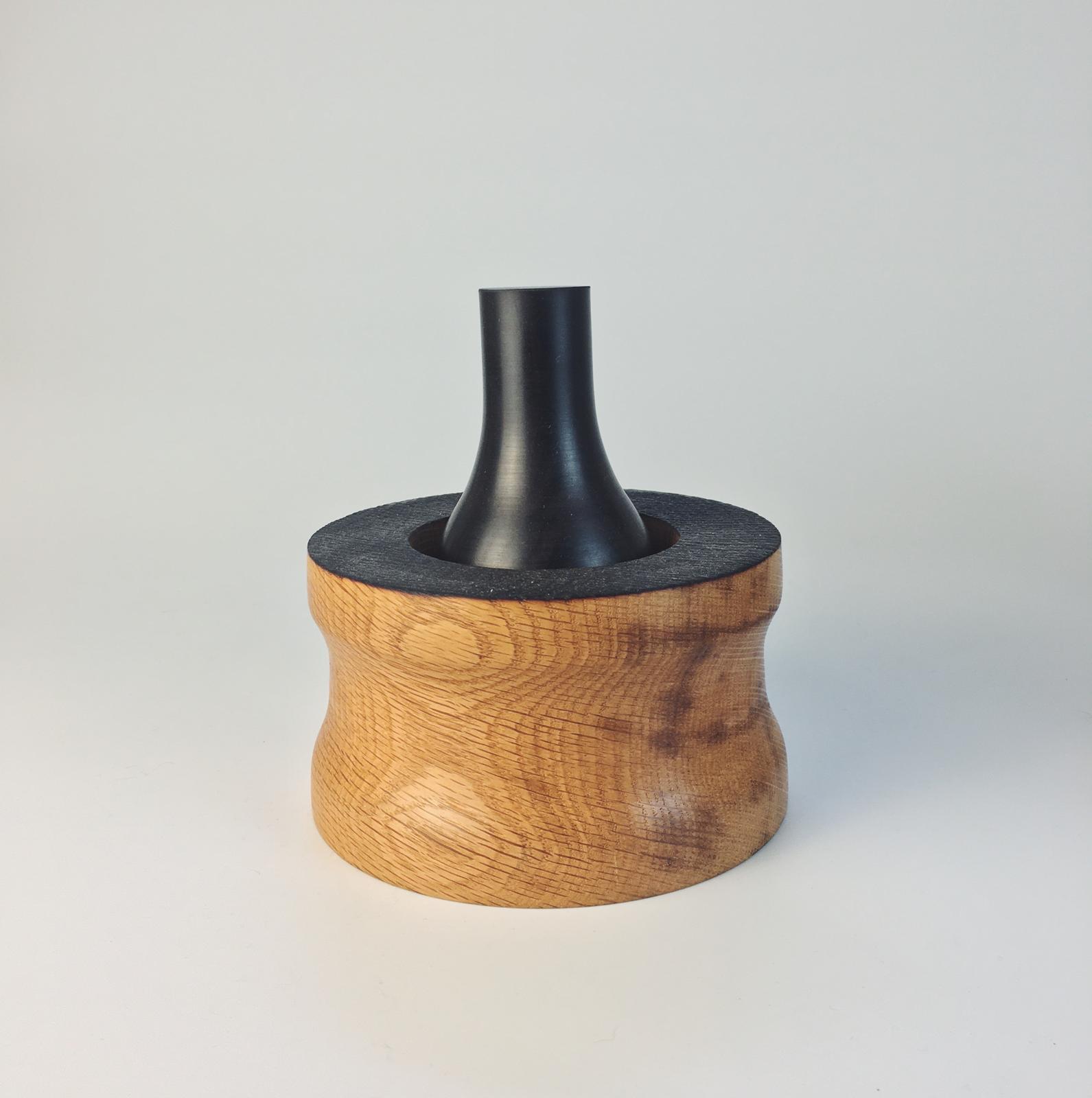Handmade wooden pestle and mortar by Bill Curno