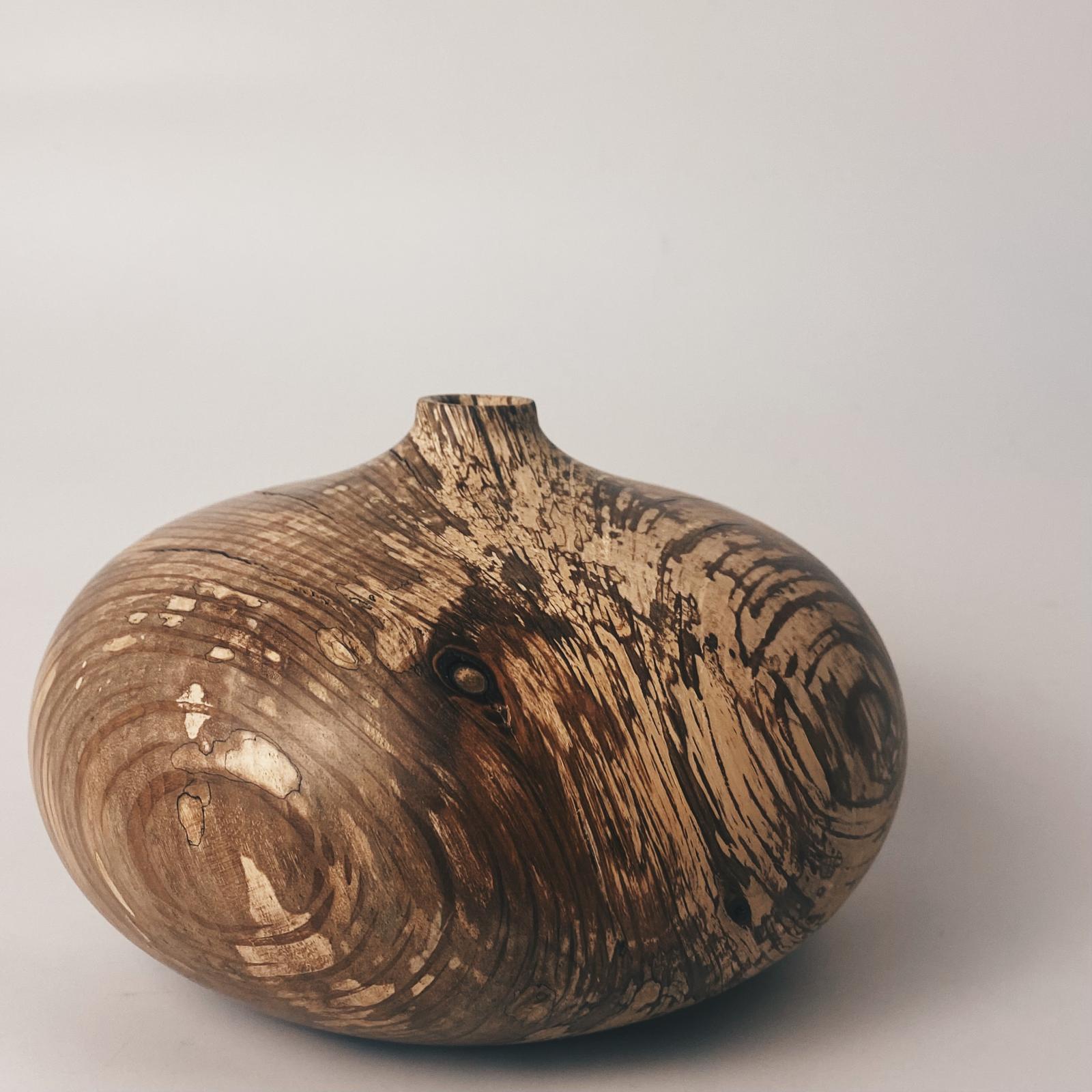 Handmade wooden vessel by Bill Curno