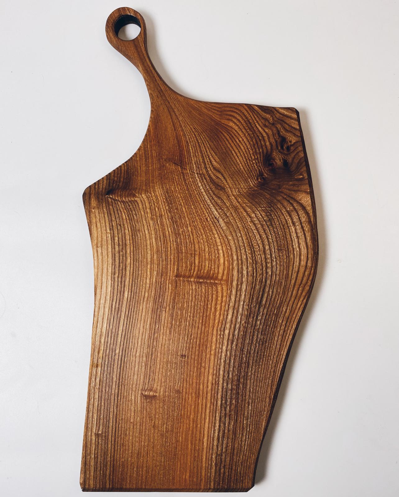 Handmade wooden chopping board by Bill Curno