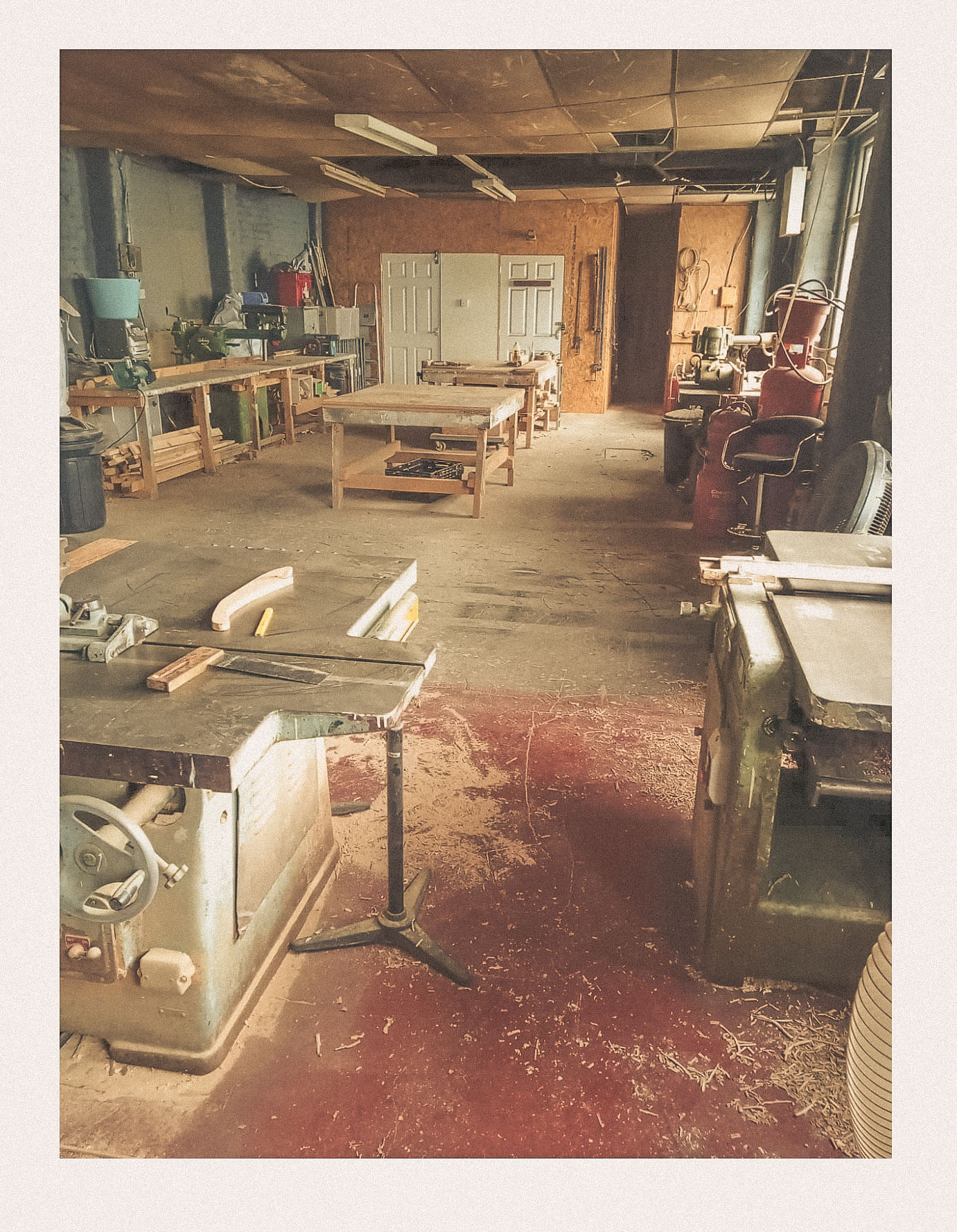 Workshop interior