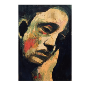 "Grief" Limited Edition Giclée Archival Print. by JE.