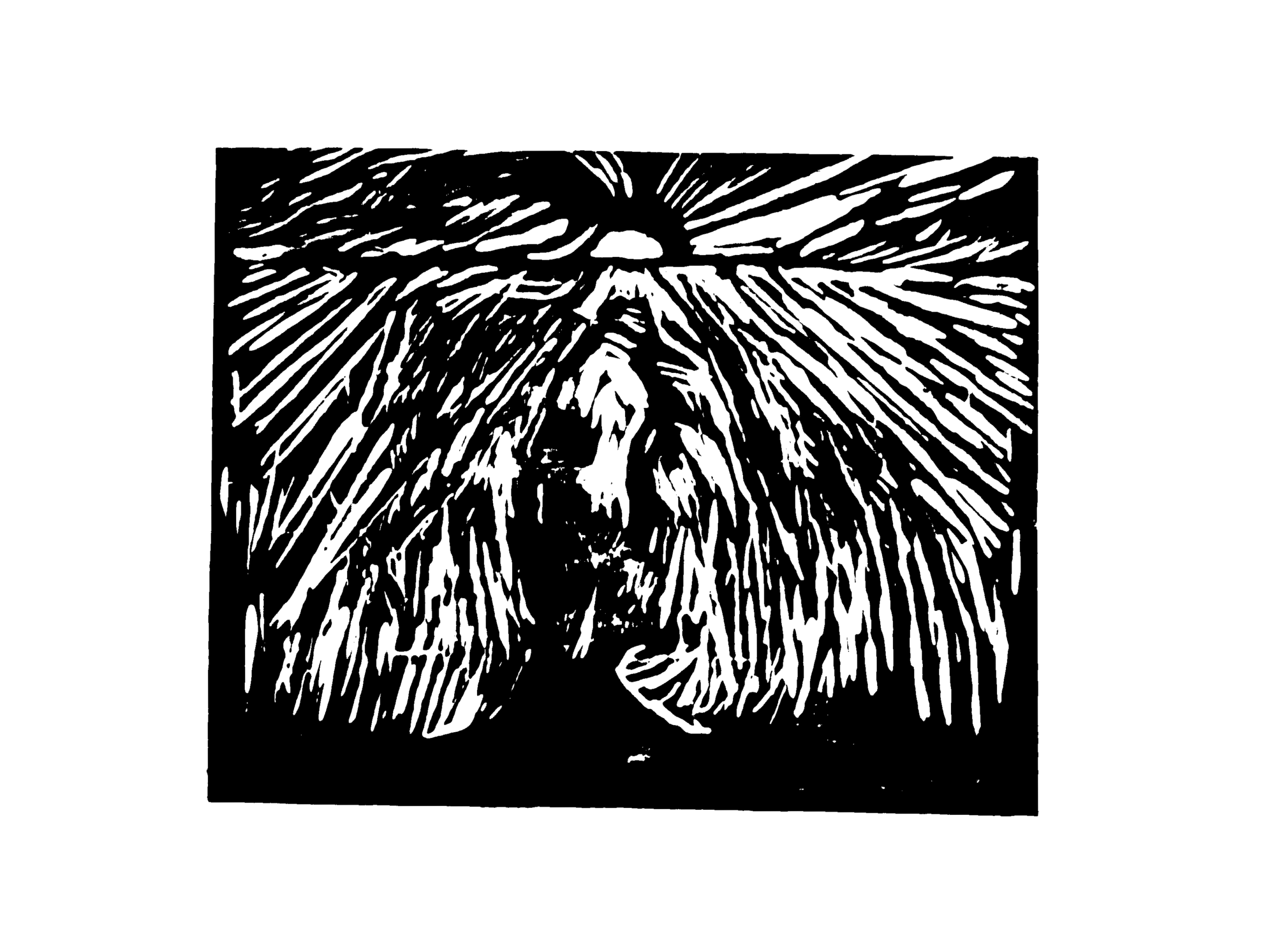 FlatlandPeasant Zine:01 Cover Artist Test Prints - Original Linocut Print - Image 1