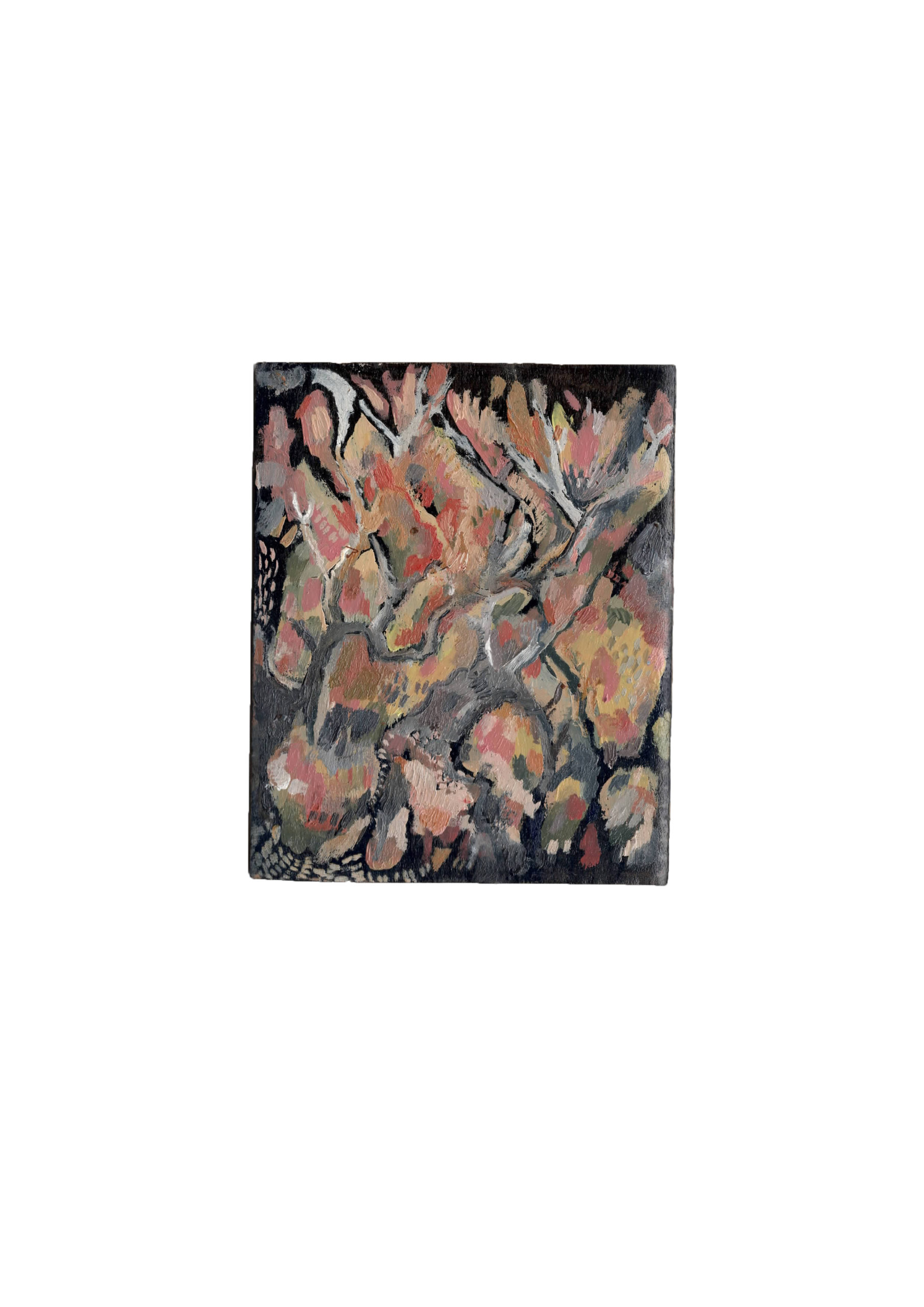 "Untitled (treeFire?)" 2024 9cm x 12cm (SOLD) - Image 1